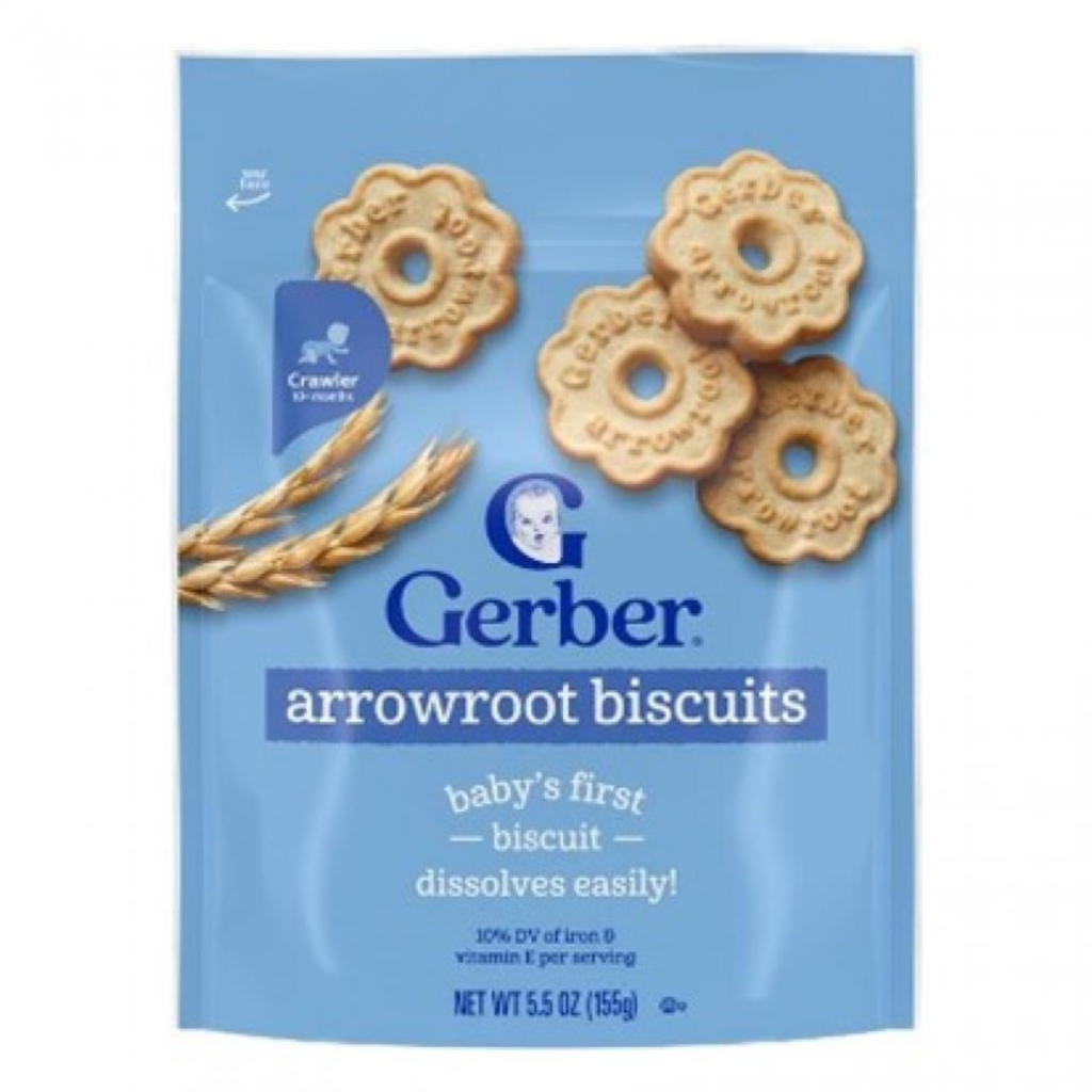 Gerber Arrowroot Biscuits Recall 2026 product safety alert for parents