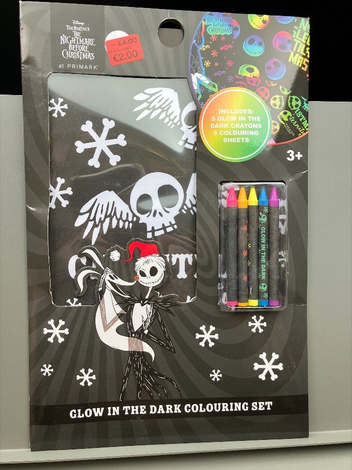 CPSC Primark glow in the dark coloring sets recall safety warning