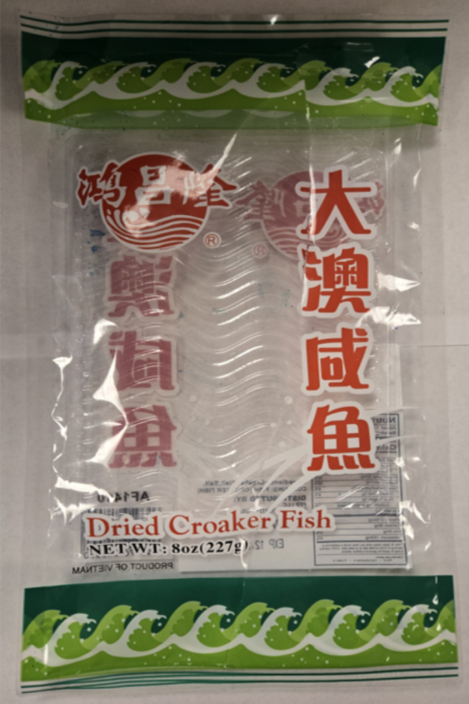 FDA safety alert uneviscerated dried croaker fish consumer warning