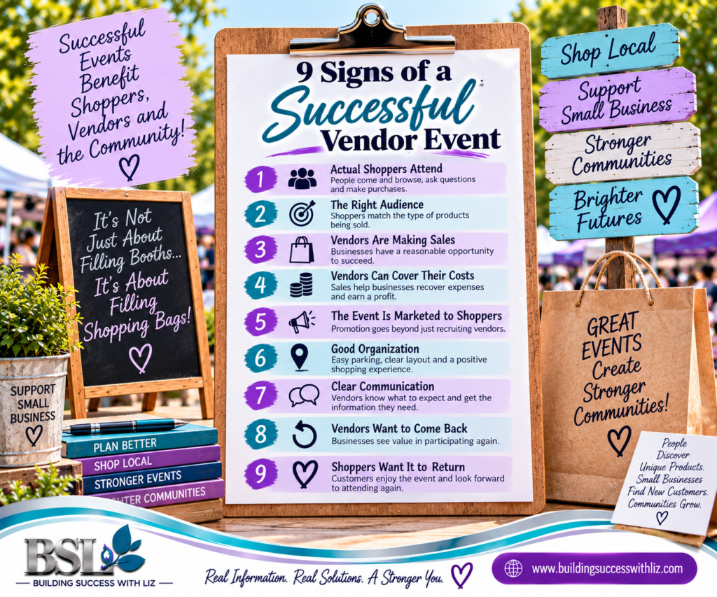 Successful vendor event checklist with attendance sales organization communication and return vendors