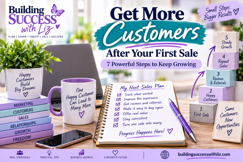 Get more customers after your first sale with 7 powerful steps for small business growth